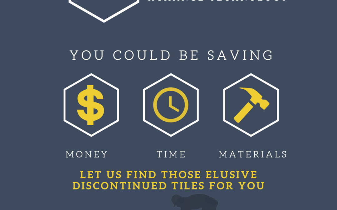 Discontinued Tile Locating Infographic